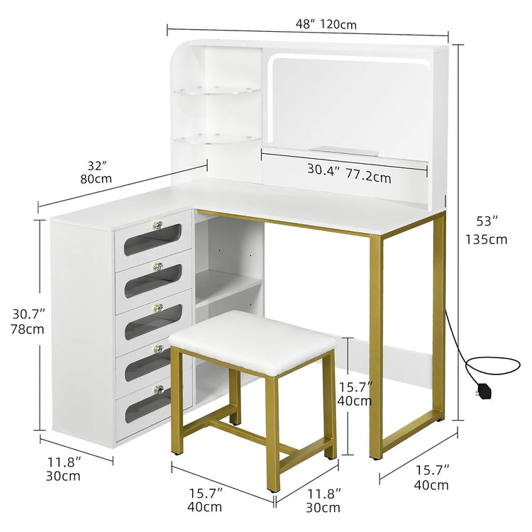 Coiffeuse “Éclat Nordique”